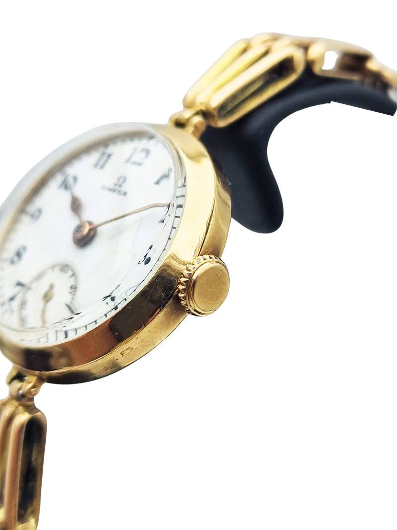 Luksusowa złota 14K (585) OMEGA z lat 20. - perfekcyjny stan!