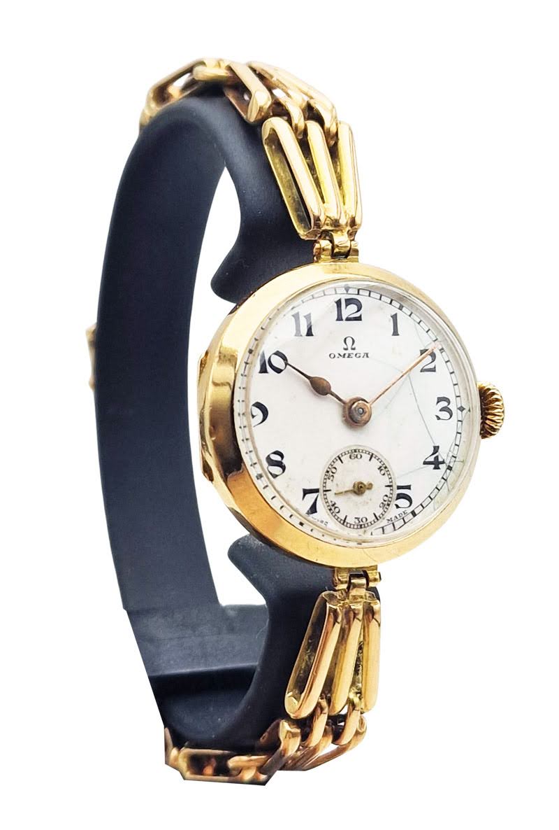 Luksusowa złota 14K (585) OMEGA z lat 20. - perfekcyjny stan!