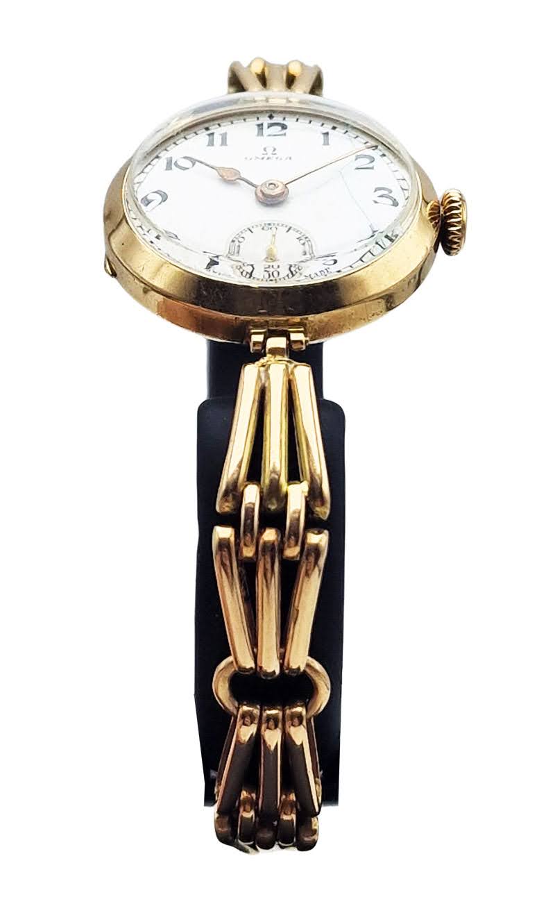 Luksusowa złota 14K (585) OMEGA z lat 20. - perfekcyjny stan!