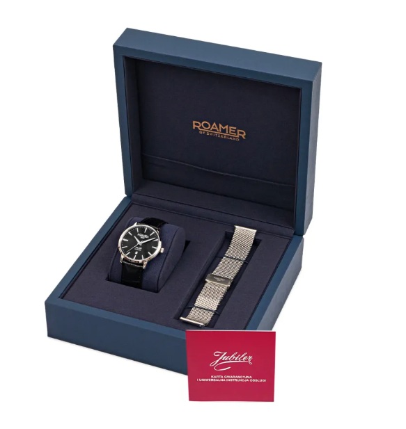 Zegarek Roamer Valais 988833.41.85.05 (988833418505) zestaw z bransoletą