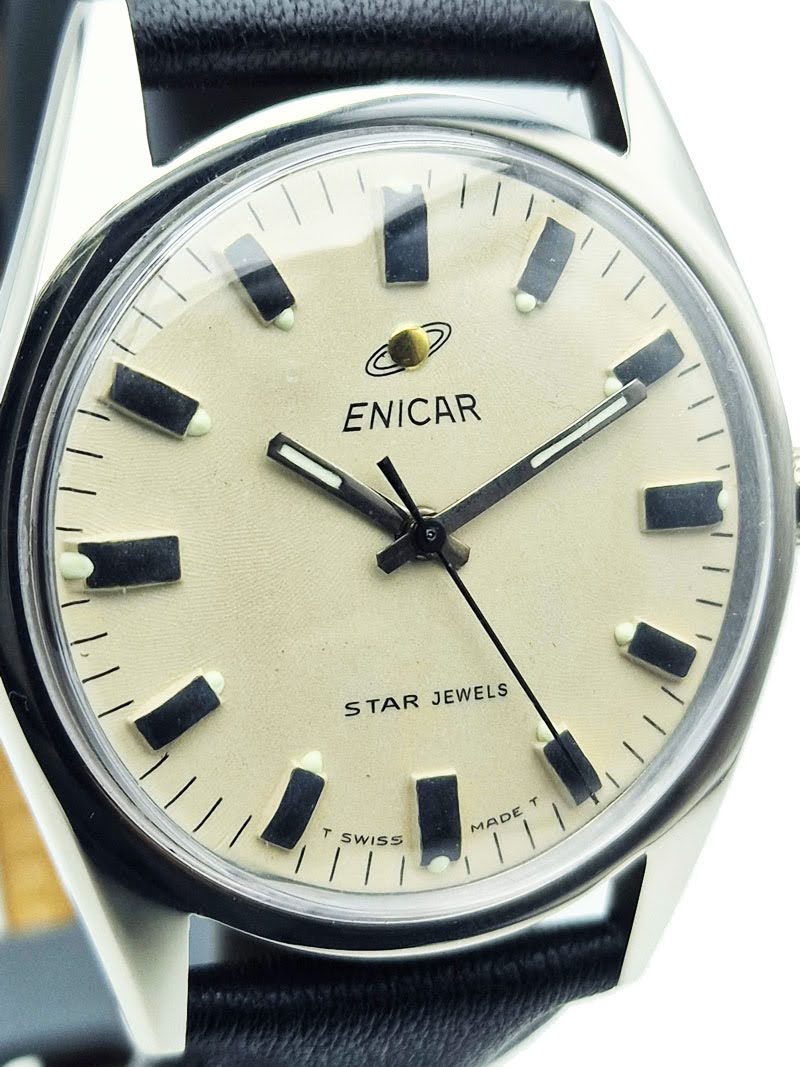 Unikatowy Enicar Star Jewels Cal. 160 lata 70. - idealny stan!