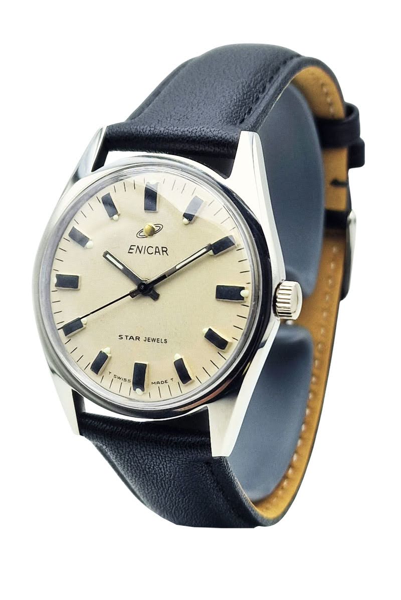 Unikatowy Enicar Star Jewels Cal. 160 lata 70. - idealny stan!