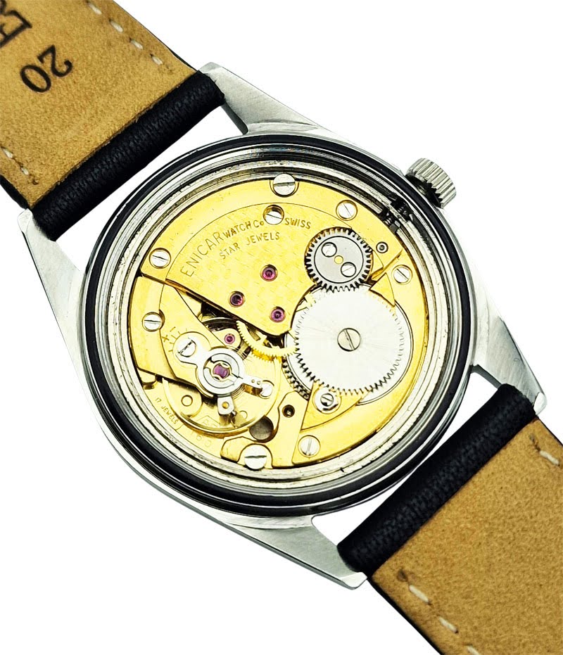 Unikatowy Enicar Star Jewels Cal. 160 lata 70. - idealny stan!