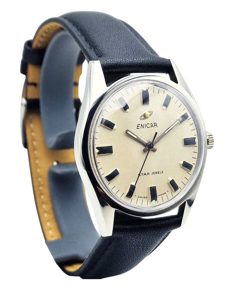 Unikatowy Enicar Star Jewels Cal. 160 lata 70. - idealny stan!