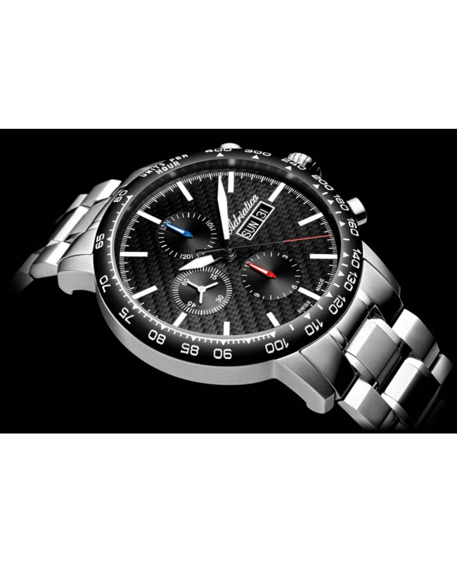 Zegarek Adriatica A8383.4114ACH (A83834114ACH) Automatic Chronograph Titanium