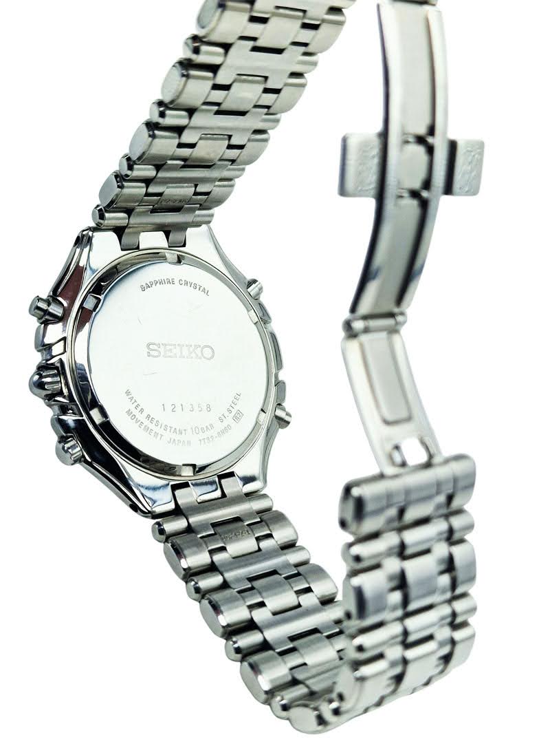 Piękny Seiko Chronograph 7T32 1991r. - idealny stan