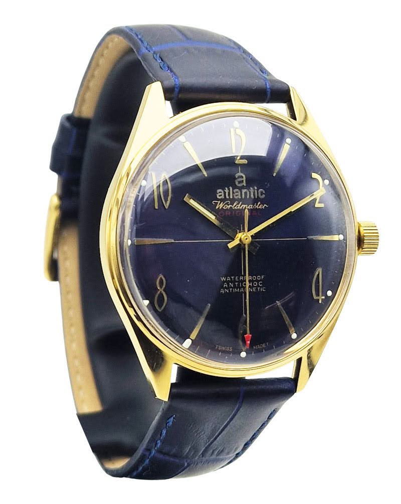 Piękny Atlantic Worldmaster Original 17 Jewels - doskonały stan!