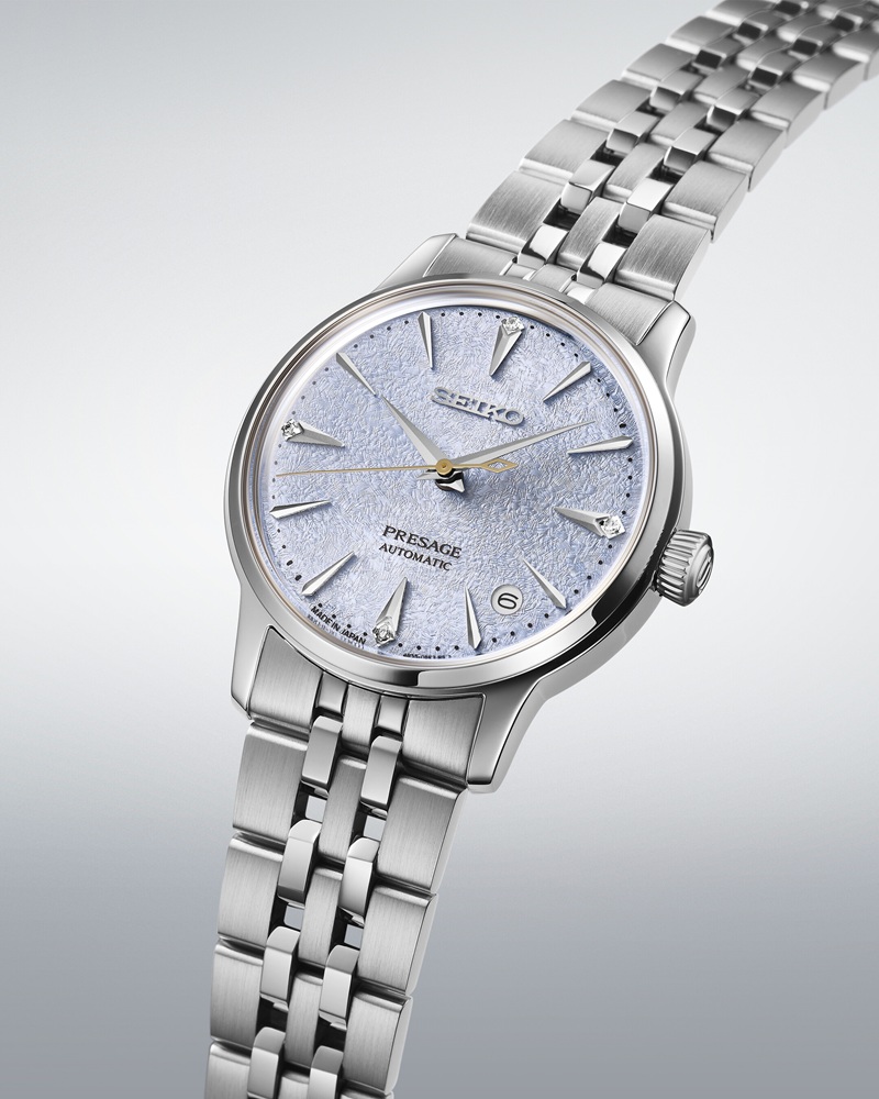 Zegarek Seiko Presage Frozen Skydiving Automatic Diamonds SRPL61J1
