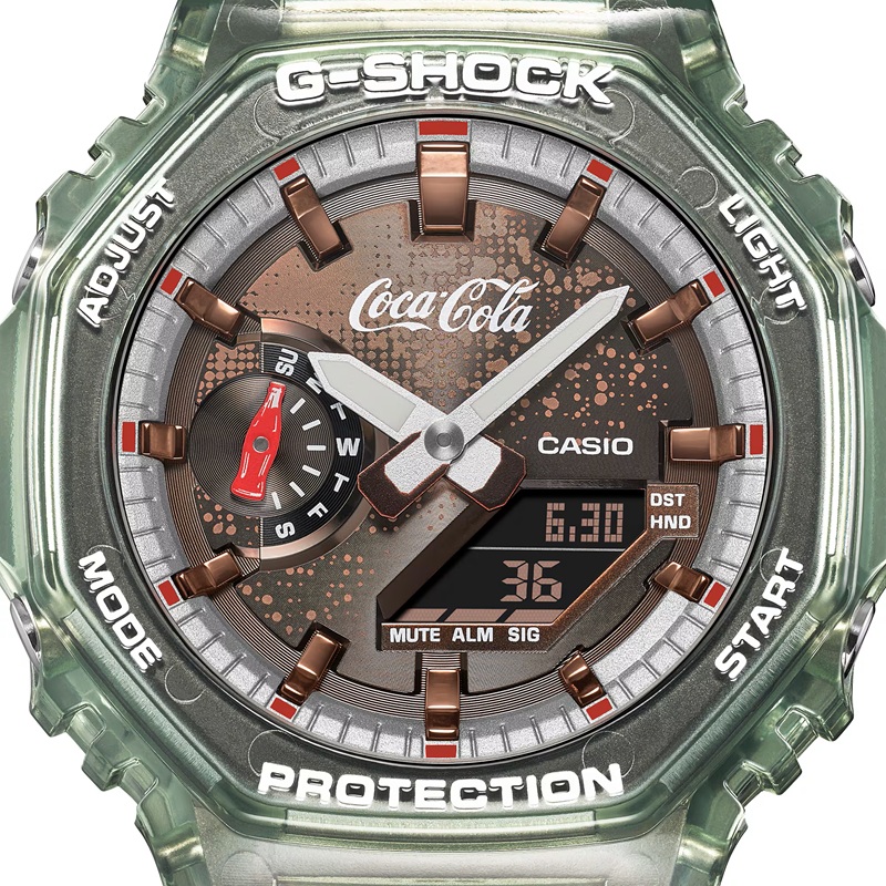 Zegarek Casio G-Shock Octagon Coca-Cola Edition GA-2100CC-3A (GA2100CC3A)