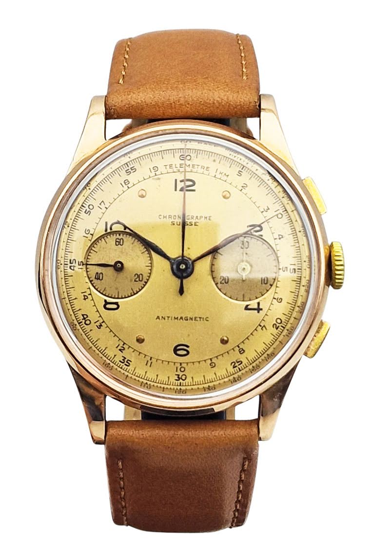 Unikatowy Chronographe Suisse Landeron 51 - doskonały stan!
