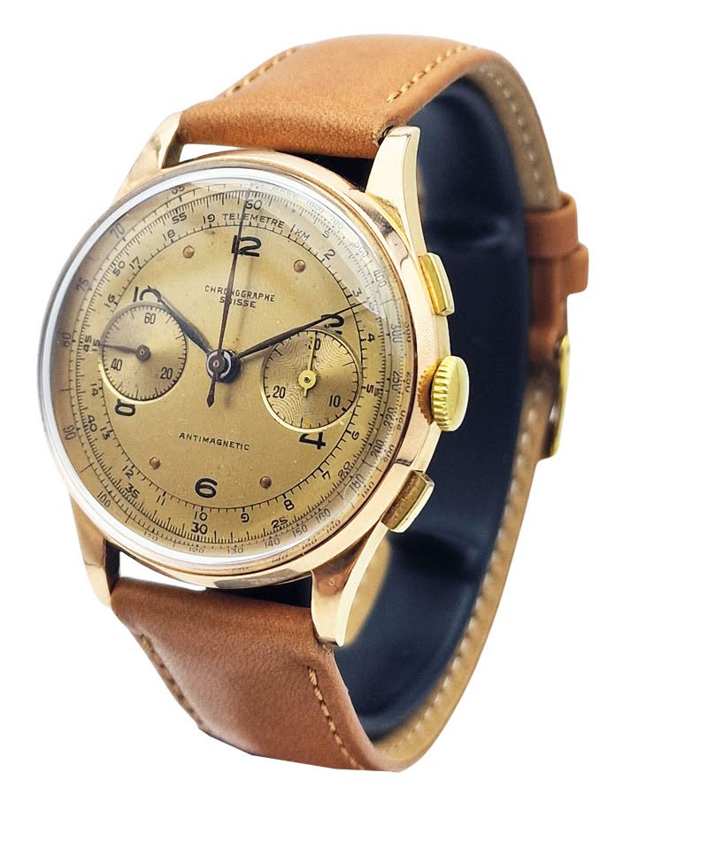 Unikatowy Chronographe Suisse Landeron 51 - doskonały stan!