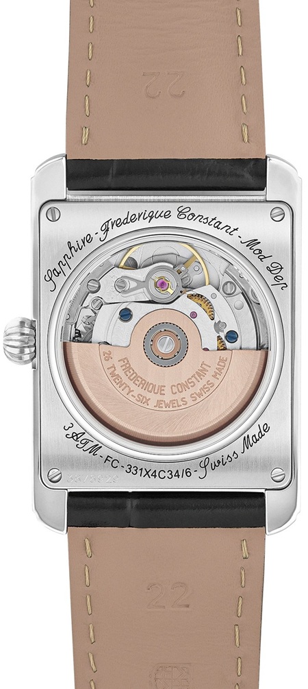 Zegarek Frederique Constant Classics Carrée Moonphase Automatic FC-333S4C6 (FC333S4C6)