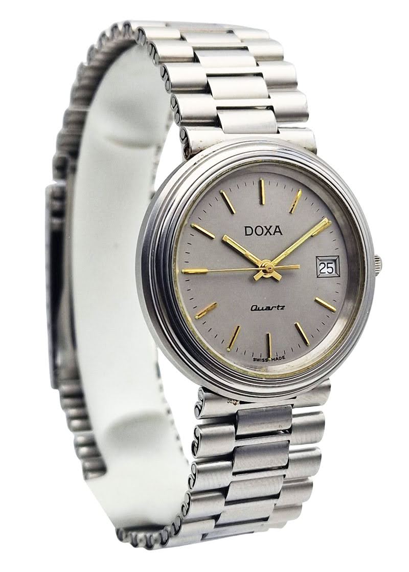 Piękna DOXA Quartz S-1951 / 3106 - idealny stan!