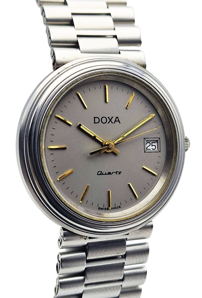 Piękna DOXA Quartz S-1951 / 3106 - idealny stan!