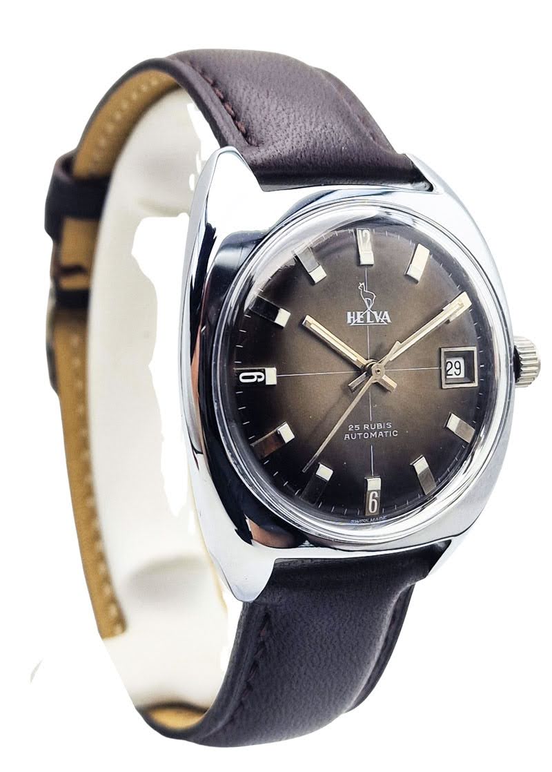 Helva Automatic 25 Rubis lata 70. - profesjonalna renowacja!