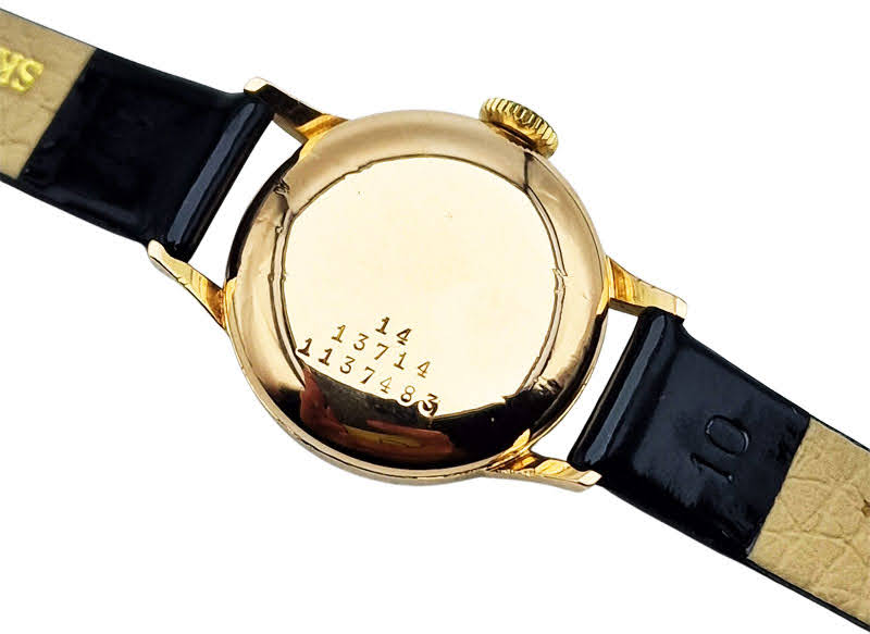 Damska złota 14K Doxa Anti-Magnetic z lat 50. - perfekcyjny stan!