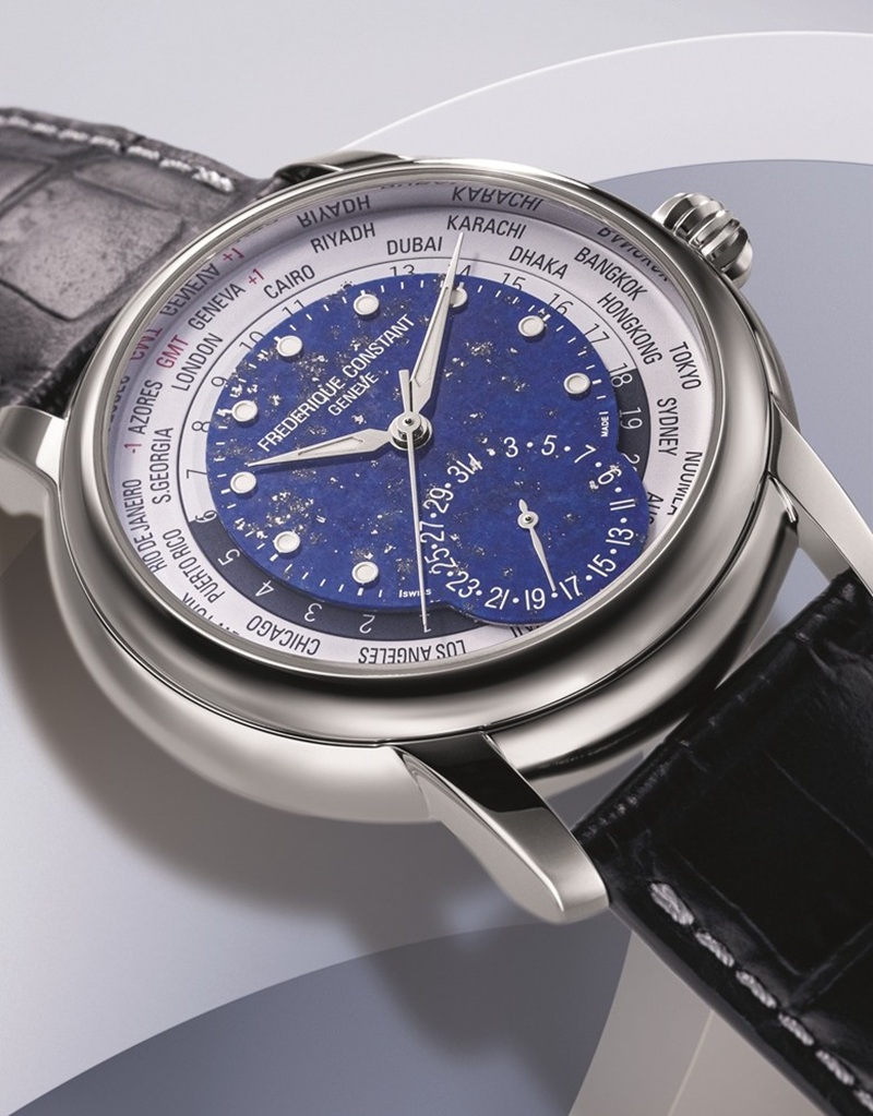 Zegarek Frederique Constant Manufacture Classic Worldtimer Limited Edition FC-718LA4H6 (FC718LA4H6)