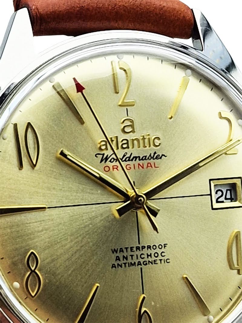 Atlantic Worldmaster Original 17 Jewels 969 - doskonały stan!