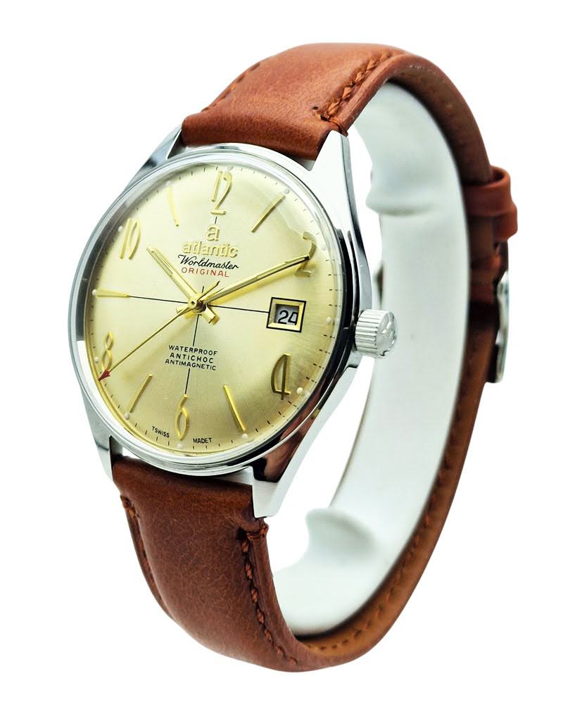 Atlantic Worldmaster Original 17 Jewels 969 - doskonały stan!