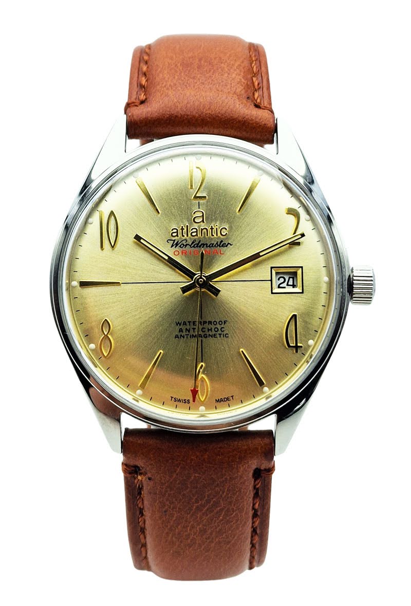 Atlantic Worldmaster Original 17 Jewels 969 - doskonały stan!