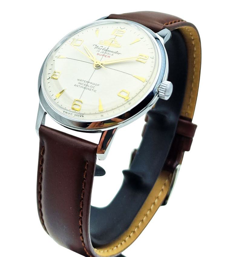 Atlantic Worldmaster Super 17 Jewels ETA 1113 - perfekcyjny stan!