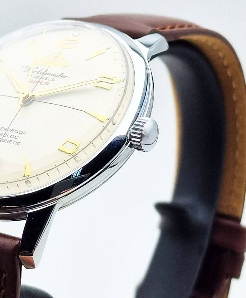 Atlantic Worldmaster Super 17 Jewels ETA 1113 - perfekcyjny stan!