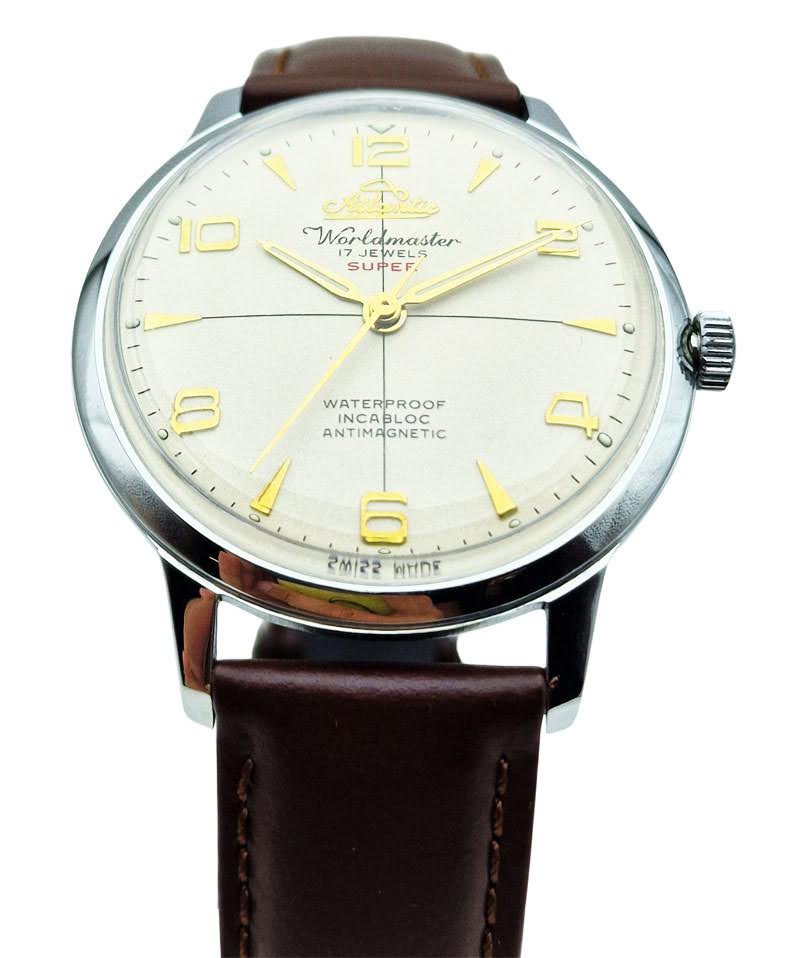 Atlantic Worldmaster Super 17 Jewels ETA 1113 - perfekcyjny stan!
