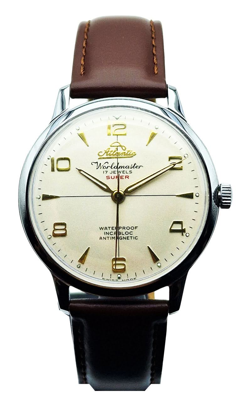 Atlantic Worldmaster Super 17 Jewels ETA 1113 - perfekcyjny stan!