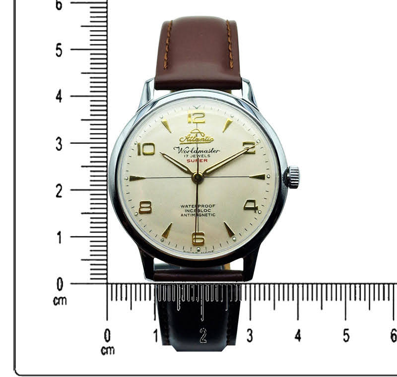 Atlantic Worldmaster Super 17 Jewels ETA 1113 - perfekcyjny stan!