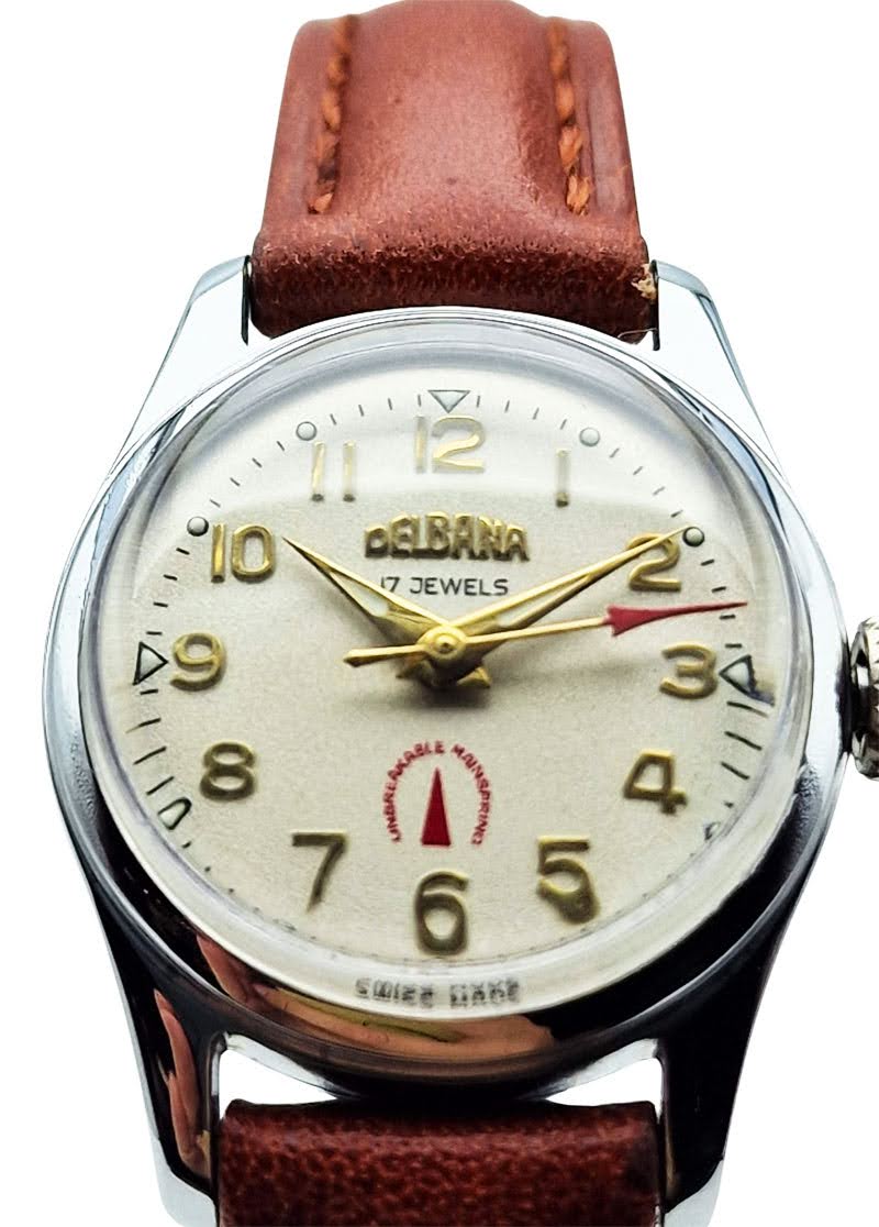 Damska Delbana 17 Jewels Cal. ETA 1170 z lat 50. - piękna renowacja!