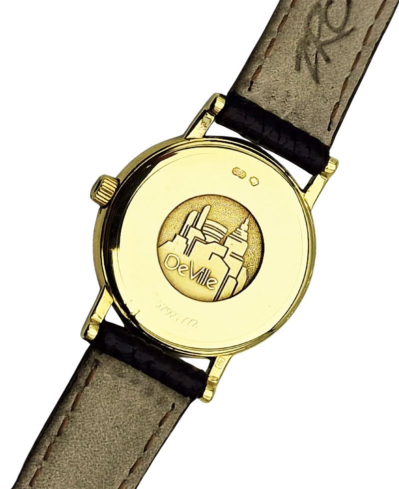 Piękna, złota 18K Omega De Ville z 1998r. - doskonały stan!
