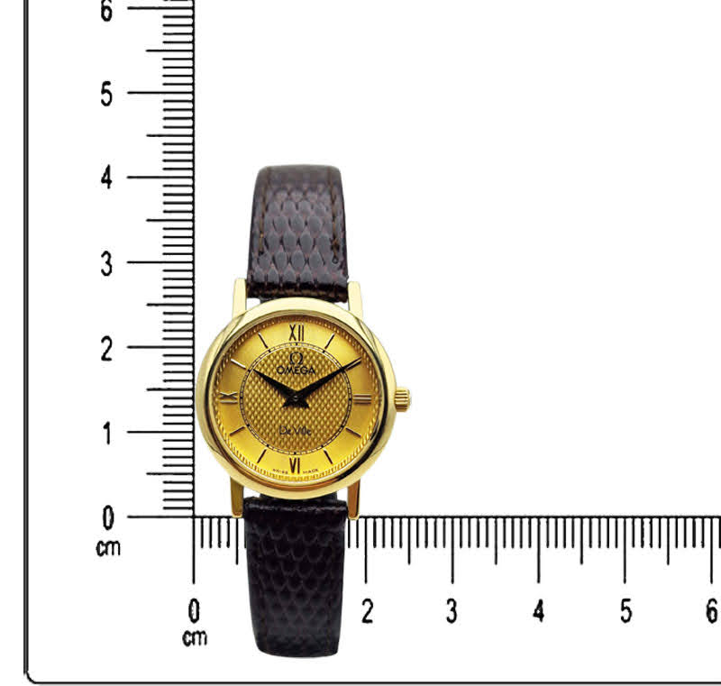 Piękna, złota 18K Omega De Ville z 1998r. - doskonały stan!