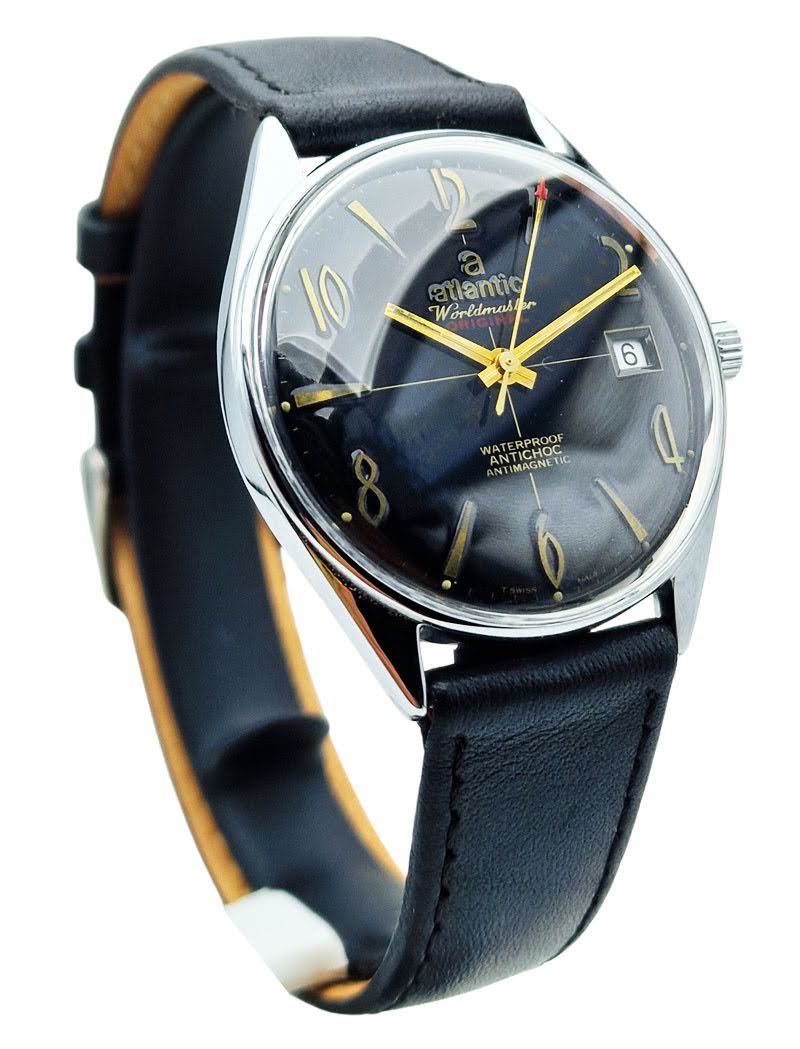 Atlantic Worldmaster Original 17 Jewels lata 60. - piękna renowacja!