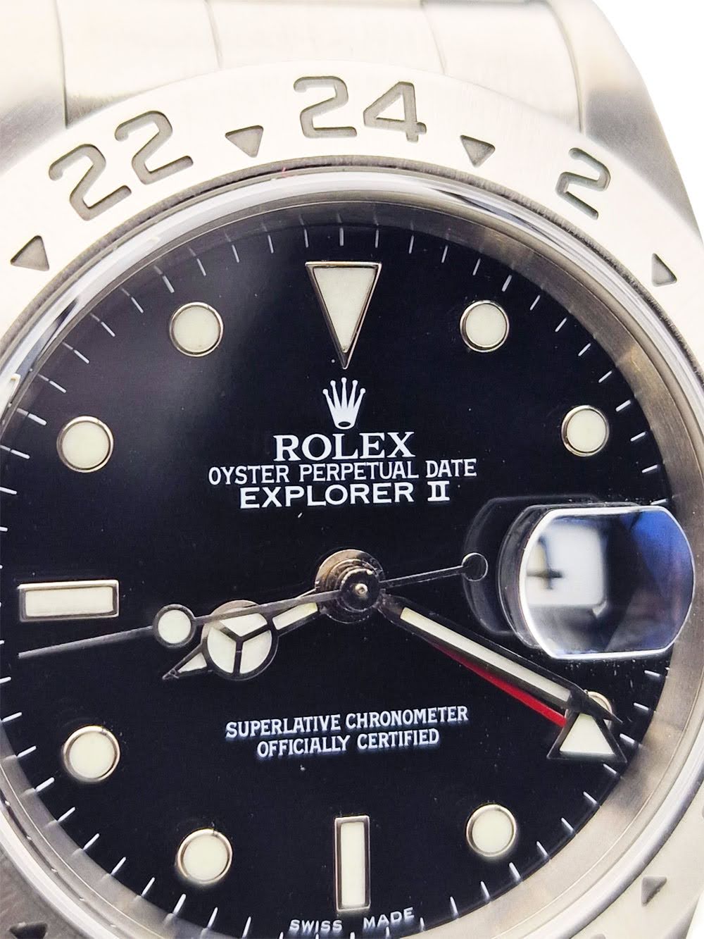 Rolex Oyster Perpetual Date Explorer II, ref. 16570 2000r. - full set!