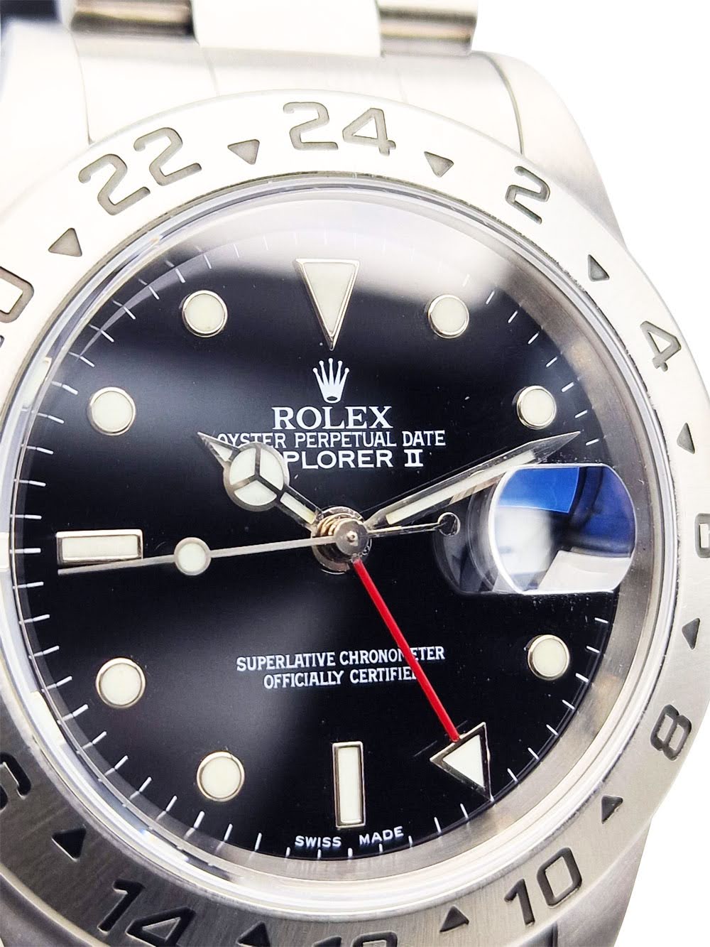 Rolex Oyster Perpetual Date Explorer II, ref. 16570 2000r. - full set!
