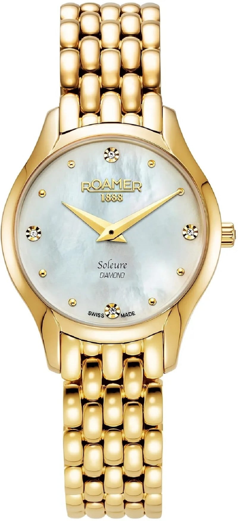 Zegarek ROAMER SOLEURE DIAMOND 547857.48.25.50 (547857482550)