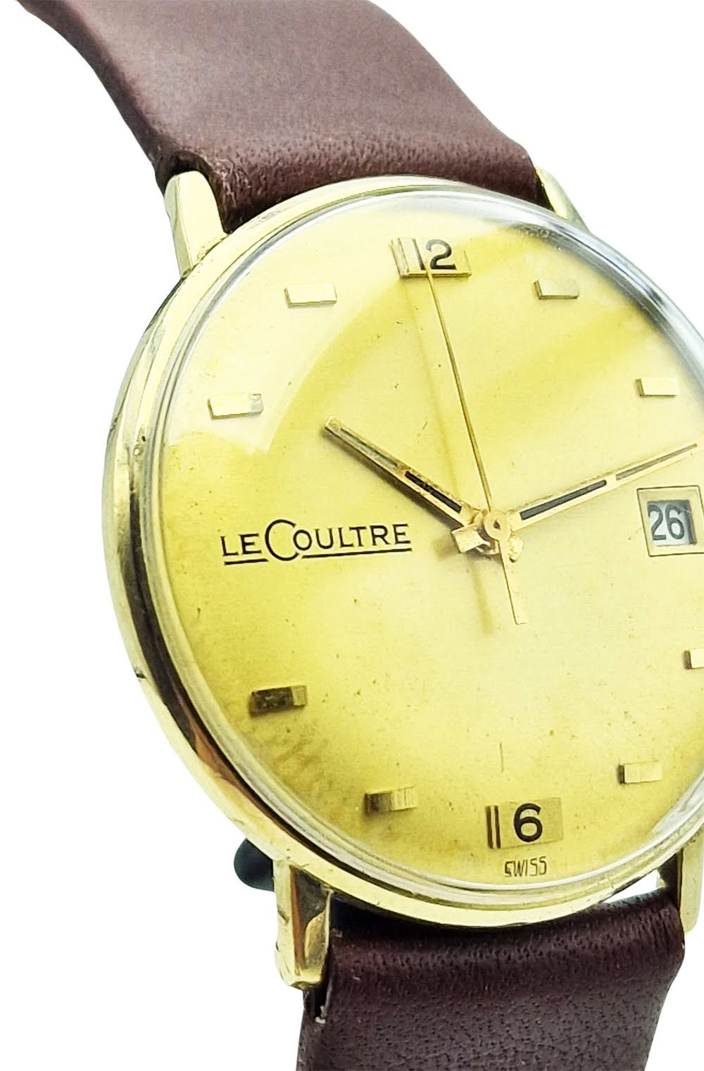 LeCoultre K886 Date 10K Gold Filled lata 60. - doskonały stan!