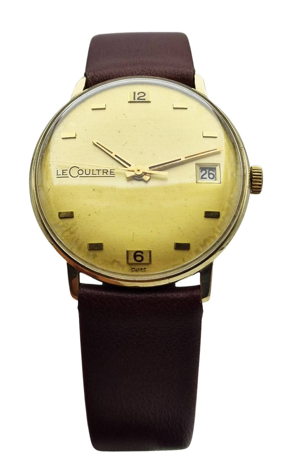 LeCoultre K886 Date 10K Gold Filled lata 60. - doskonały stan!