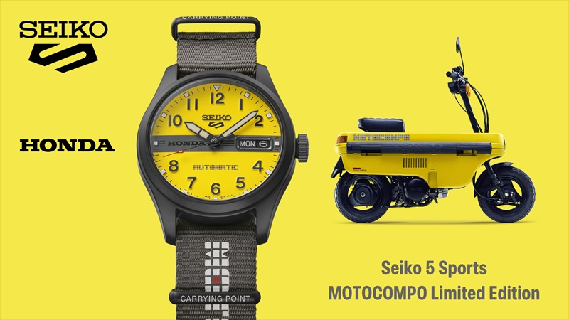 Zegarek Seiko 5 Sports Field Automatic Honda MOTOCOMPO Limited Edition HDB010K1