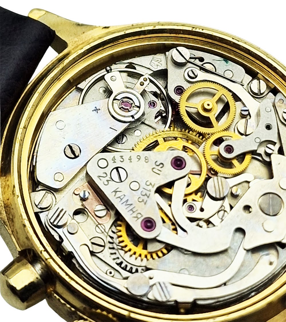 Unikatowy Poljot Chronograph 3133 - bardzo dobry stan!