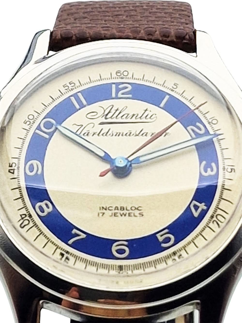 Unikalny Atlantic Världsmästarur 17 Jewels - idealny stan! Unikat