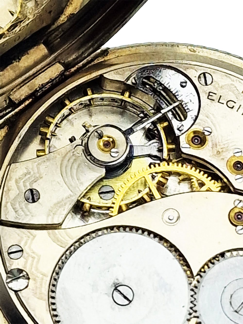 Piękny Elgin 14K White Gold Filled z 1926r. - idealny stan!