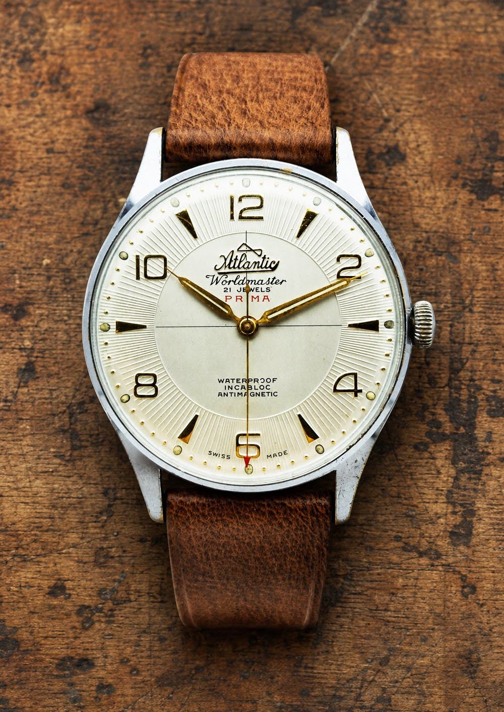 Atlantic Worldmaster Prima lata 50. - 100% oryginalny, nieodnawiany
