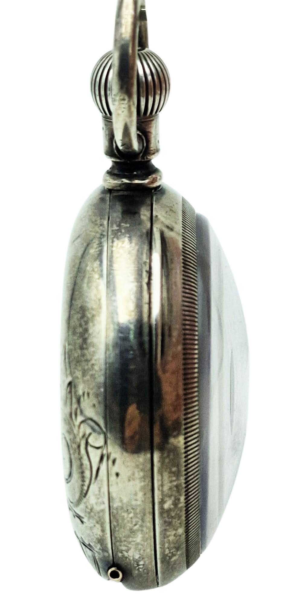 Srebrny 800. Elgin B.W. Raymond z 1889r - idealny, 100% oryginał!