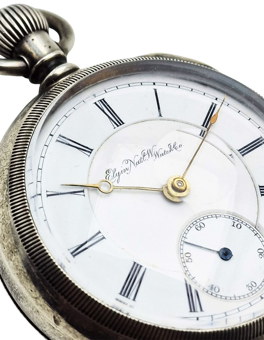 Srebrny 800. Elgin B.W. Raymond z 1889r - idealny, 100% oryginał!