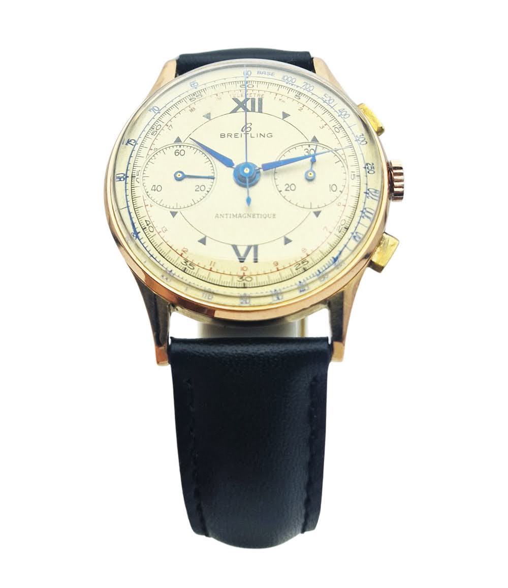 Używany zegarek Breitling Chronograph z lat 40. - Profesjonalna renowacja!