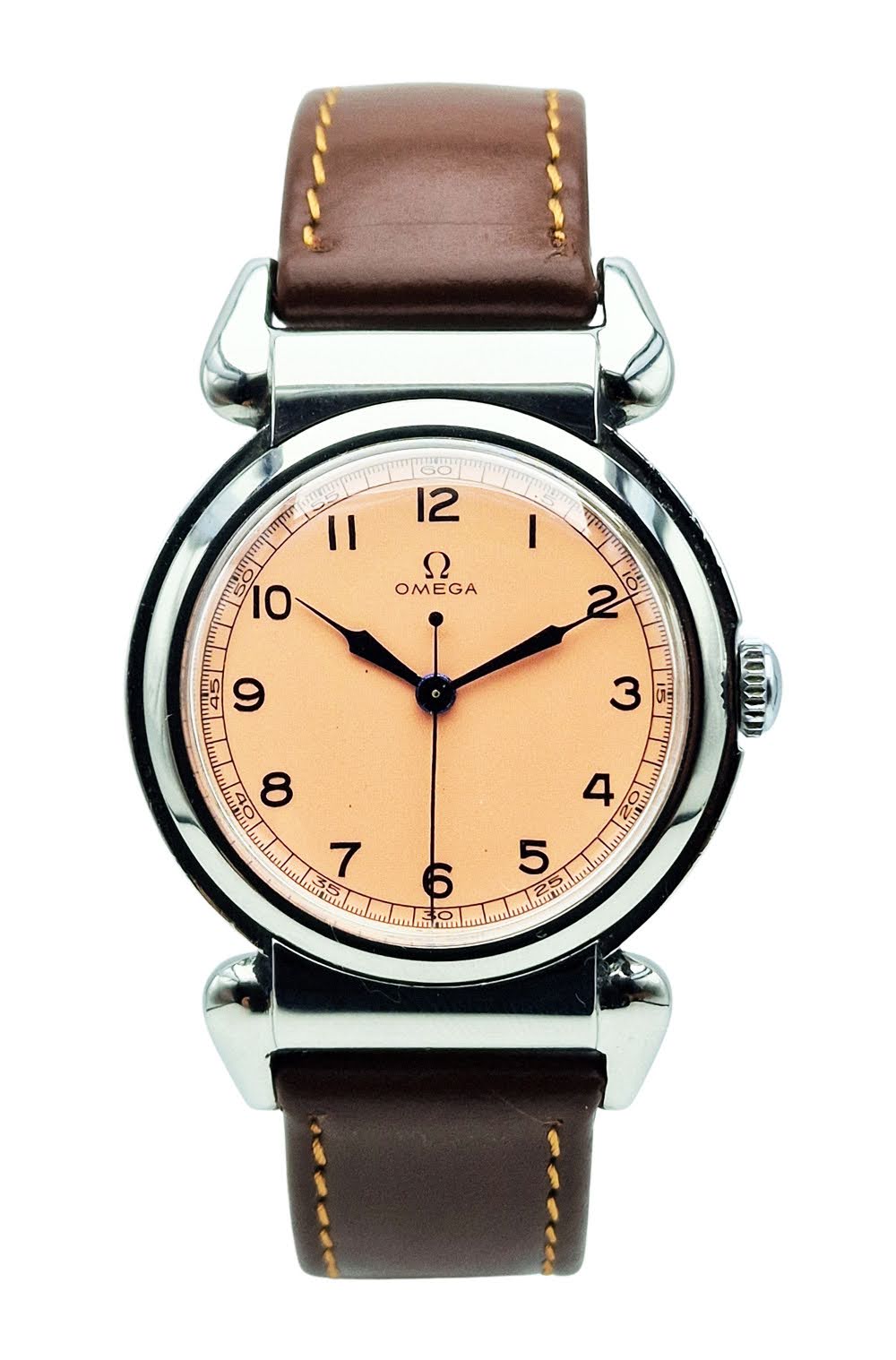 Używany zegarek Omega Salmon Scarab lata 30. - Unikat kolekcjonerski po profesjonalnej renowacji!