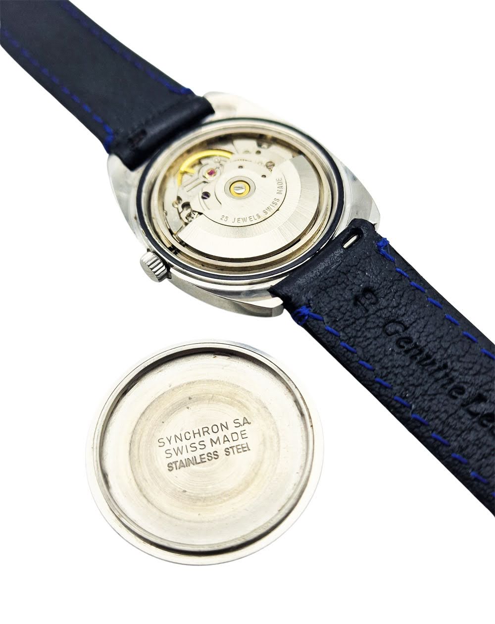 Używany zegarek Cyma Synchron Automatic lata 70. - Piękny, 100% oryginał