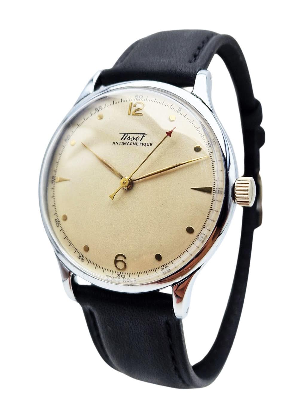 Tissot antimagnetique lata 50. - Doskonały stan!