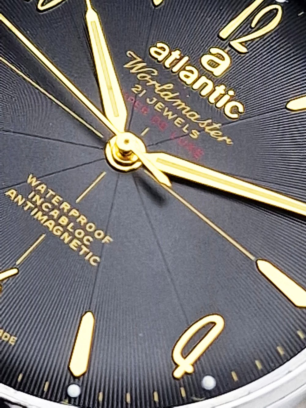 Atlantic Worldmaster 21 Jewels lata 60. - bardzo dobry stan!
